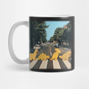 Dinosaur chicken nuggets - nuggie road Mug